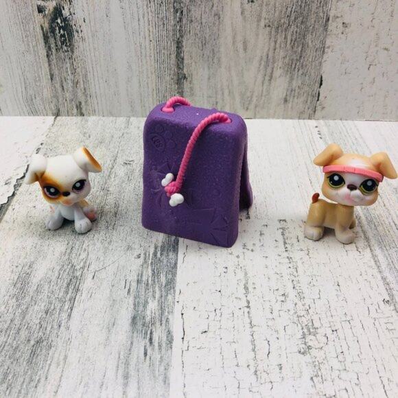 Littlest Pet Shop Boxer Puppy Dog LPS with Accessory - Picture 1 of 3
